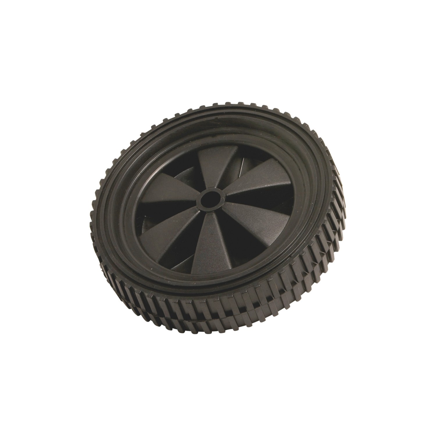 OBI Lehké kolo s plastovým ráfkem a s příčným vzorkem průměr 150 mm 25 kg černé