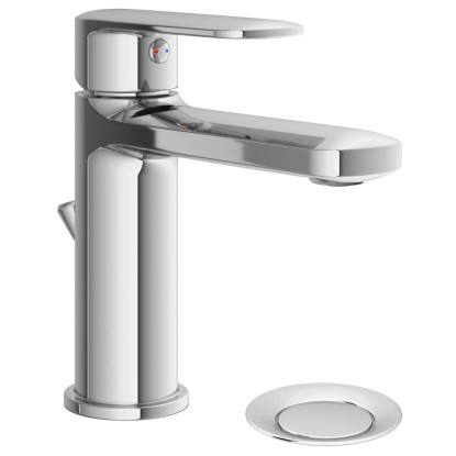 RAVAK Umyvadlová baterie Uni UN 011.00CR s výpustí, chrom, 159 mm