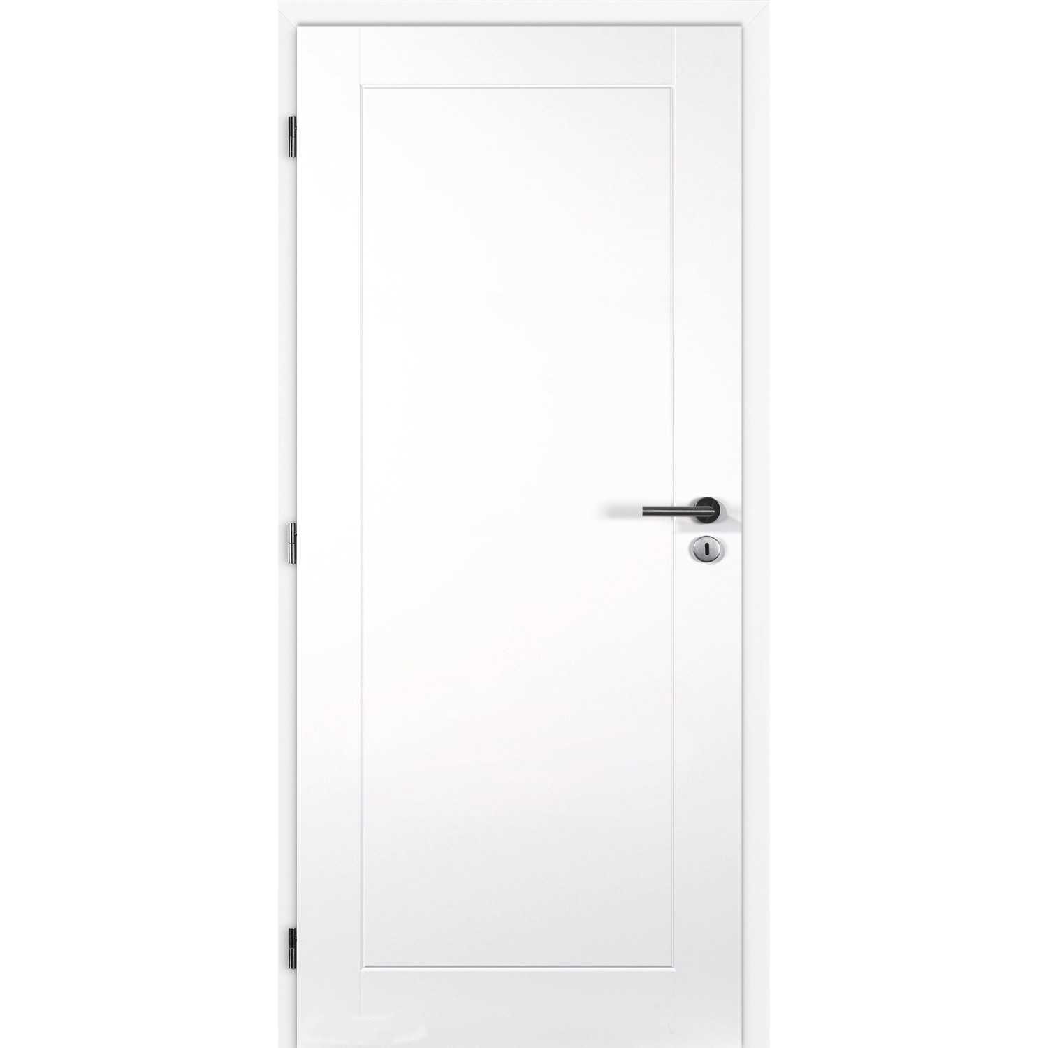 DOORNITE Profilované interiérové dveře TAMPA plné, lakované bílé, 70 L