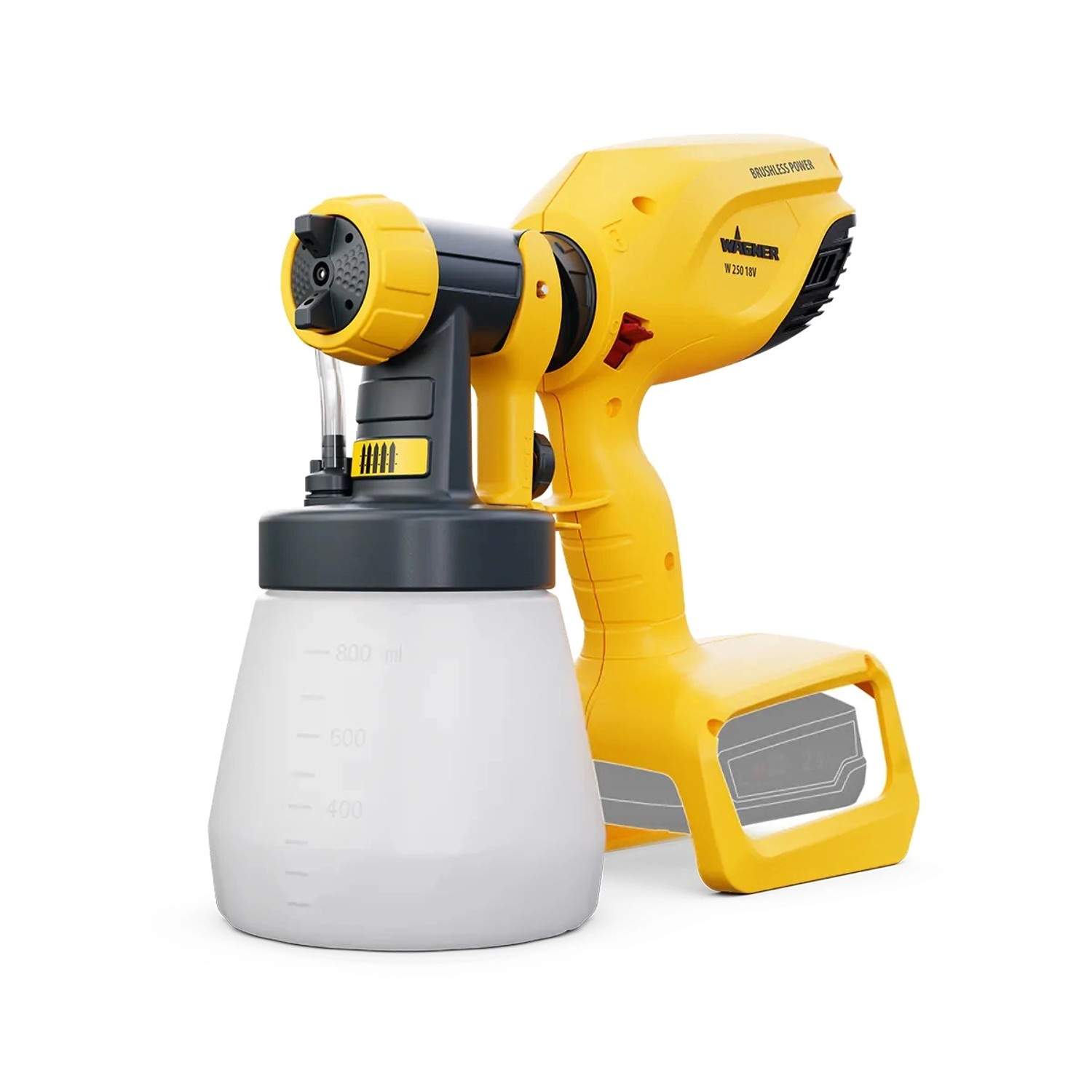 Wagner Aku stříkací pistole Wood & Metal W250 18V, bez aku