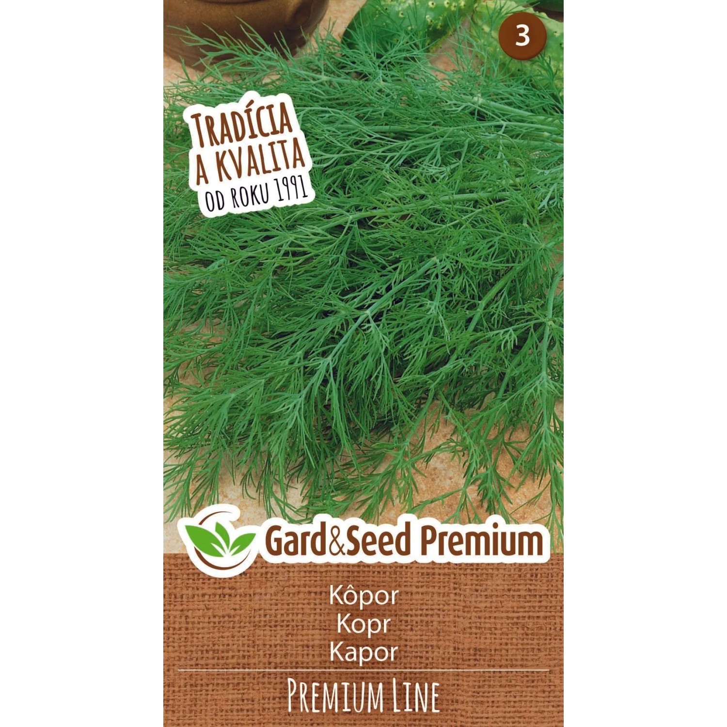GardenSeed Premium Semínka Kopr Premium Semínka
