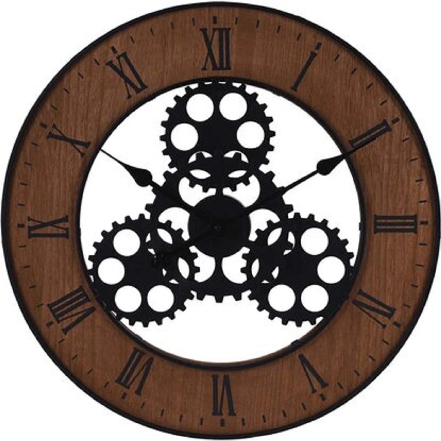 Nástěnné hodiny ve tvaru ozubeného kola