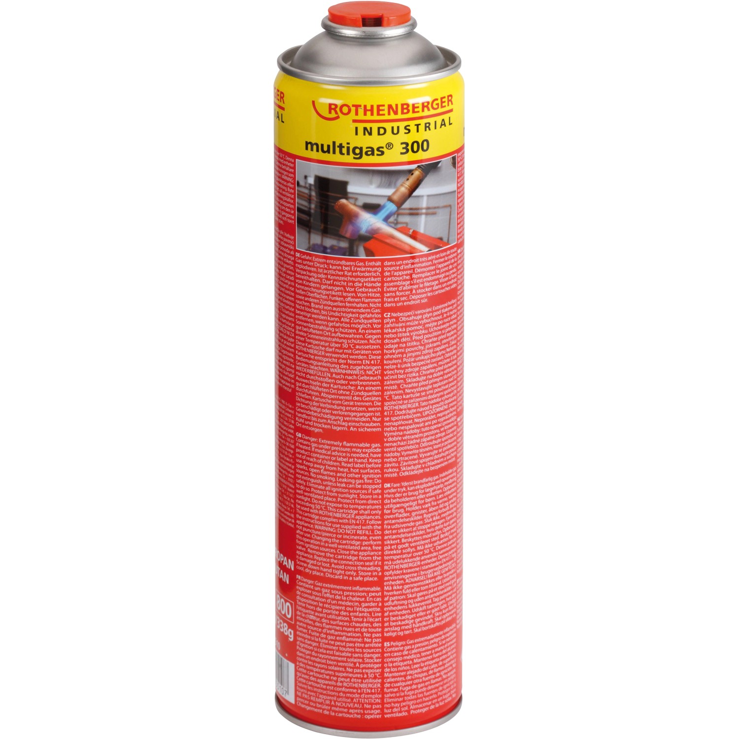 Rothenberger Plynová kartuše Multigas 300, 600 ml