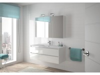 Allibert Sada koupelnového nábytku Alma, bílá, 3dílná, 120 cm