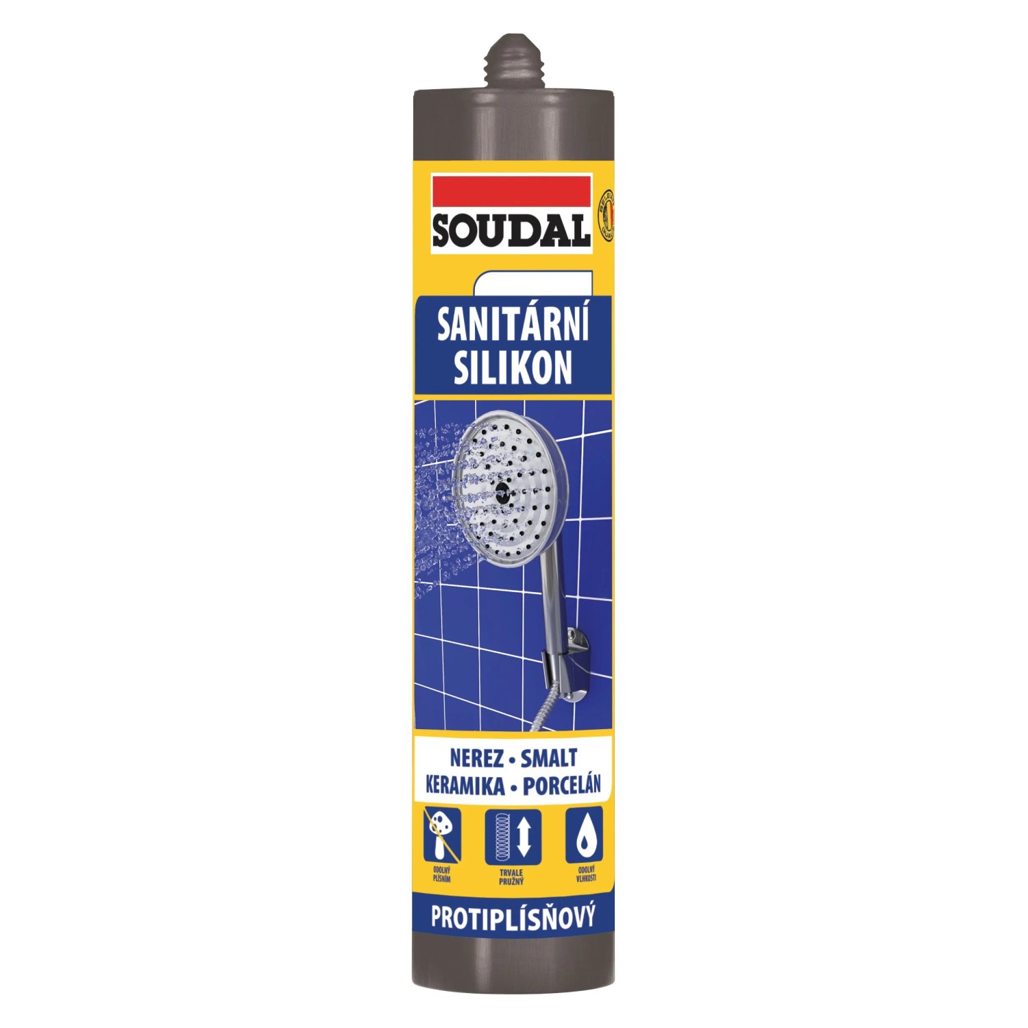 SOUDAL Sanitární silikon bílý 280 ml