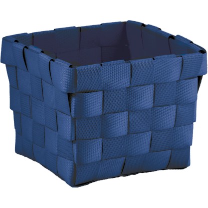 Úložný košík z PP výpletu modrý 10 cm x 10 cm x 75 cm