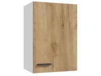 Deftrans Horní kuchyňská skříňka Gold 1D, zlatý dub/bílá, 40 x 58 x 31 cm