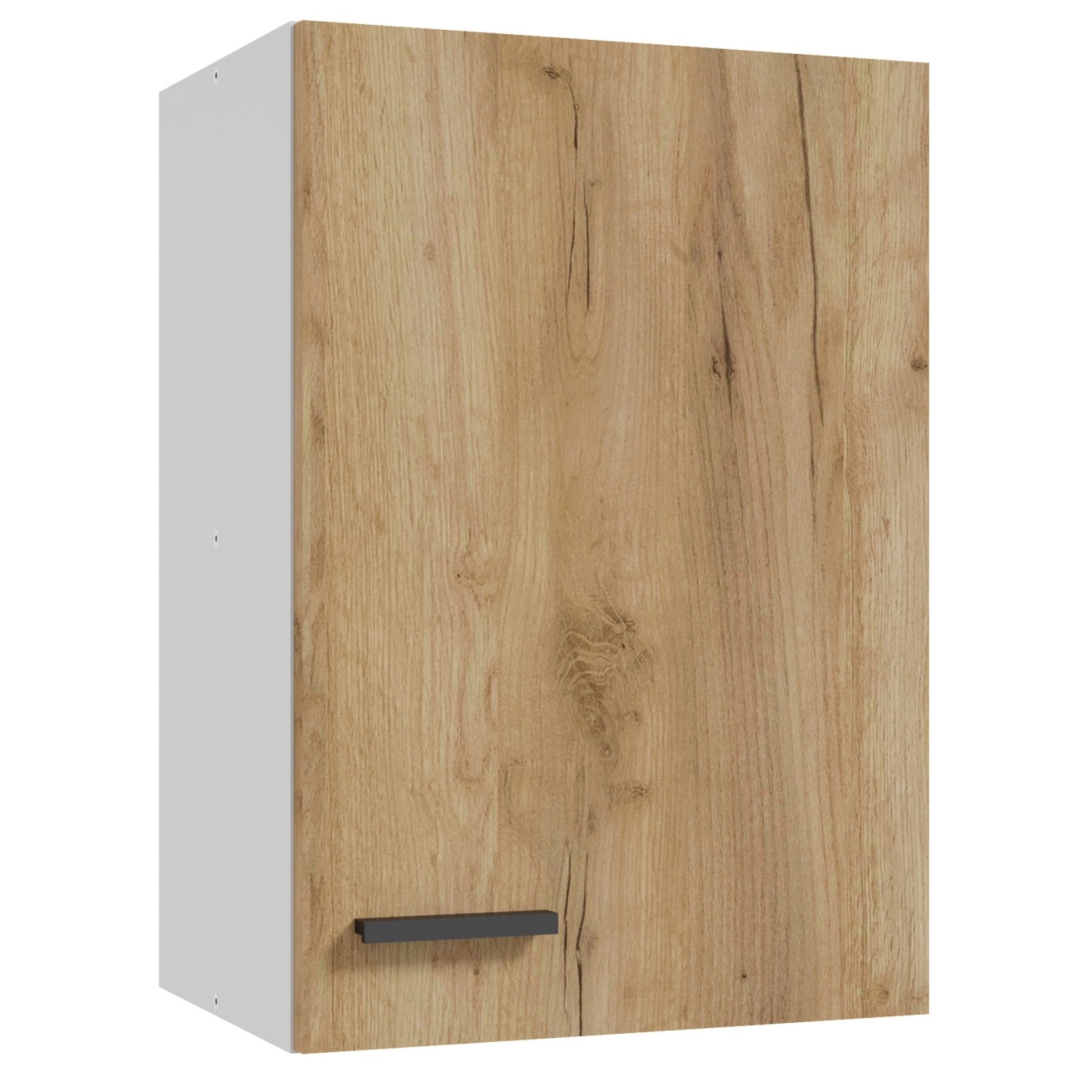 Deftrans Horní kuchyňská skříňka Gold 1D, zlatý dub/bílá, 40 x 58 x 31 cm