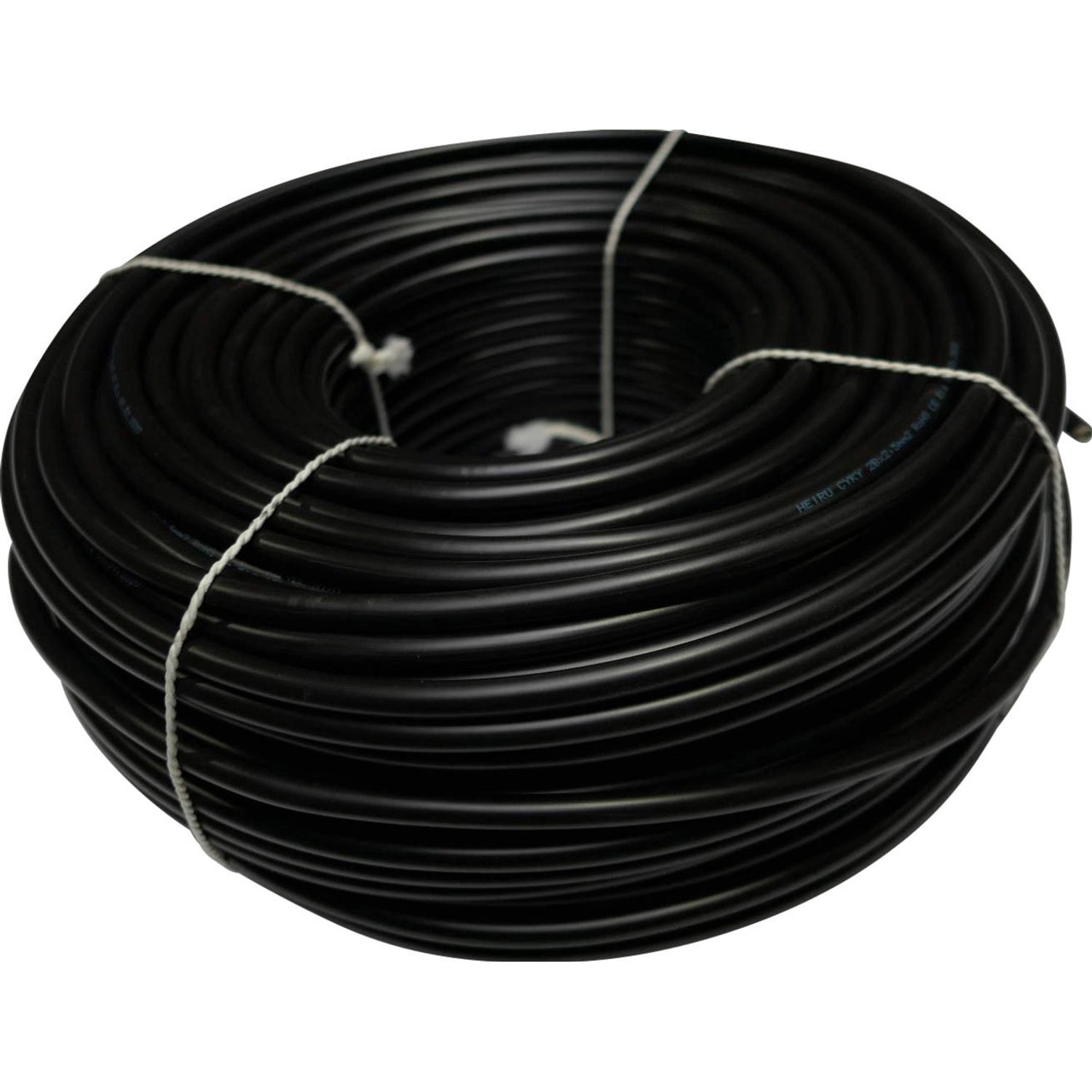 Silový kabel kulatý CYKY-J 2x2,5 mm, černá - metráž