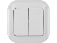 Topaz Sériový vypínač bílý
