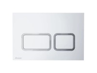 RAVAK WC ovládací tlačítko Twin satin RAVAK WC ovládací tlačítko Twin satin