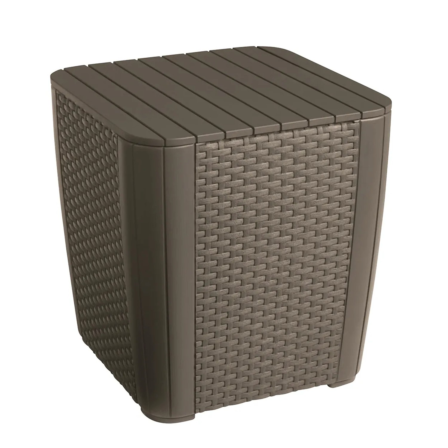 Keter Zahradní odkládací stolek Luzon, cappuccino, 39 x 39 x 42,5 cm