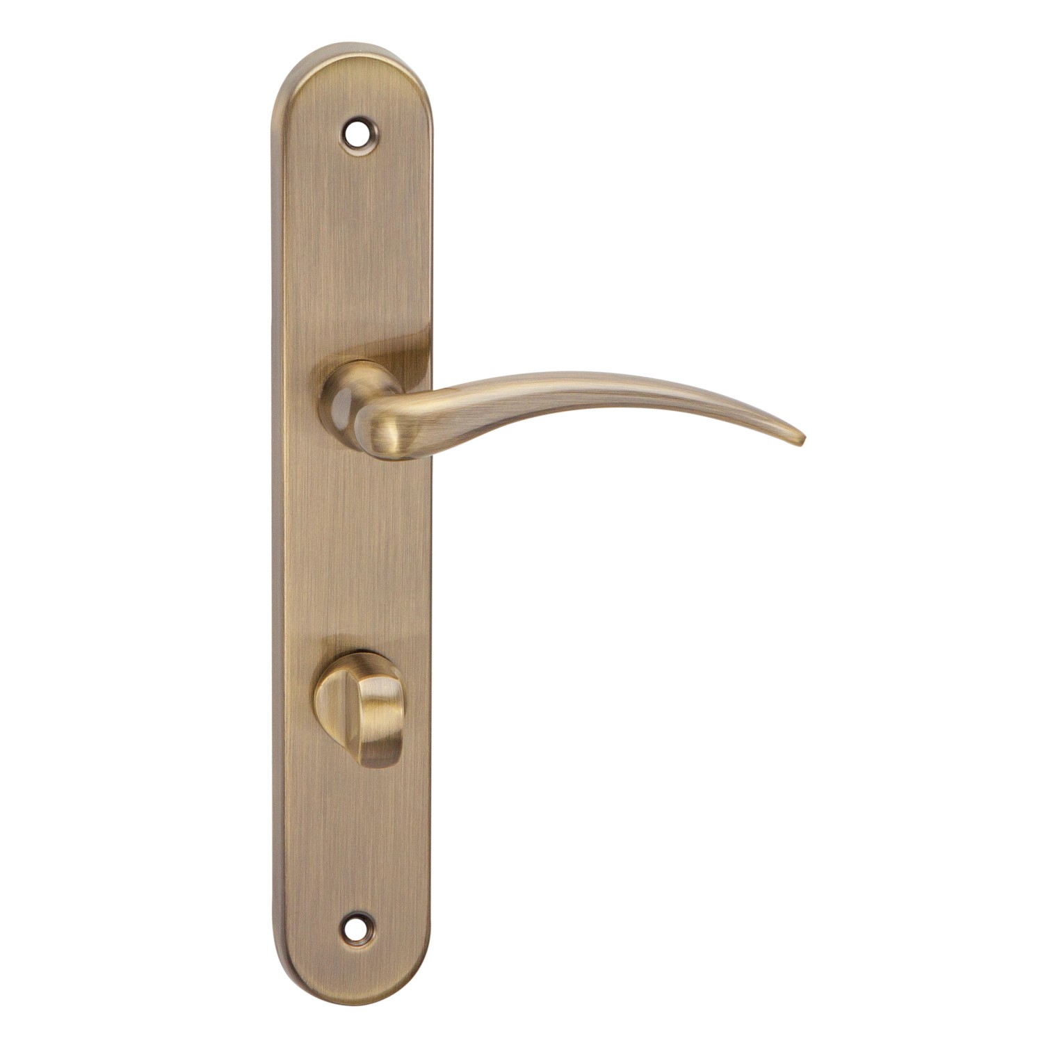 COBRA Dveřní štítové kování MILENA WC 72 OFC bronz česaný