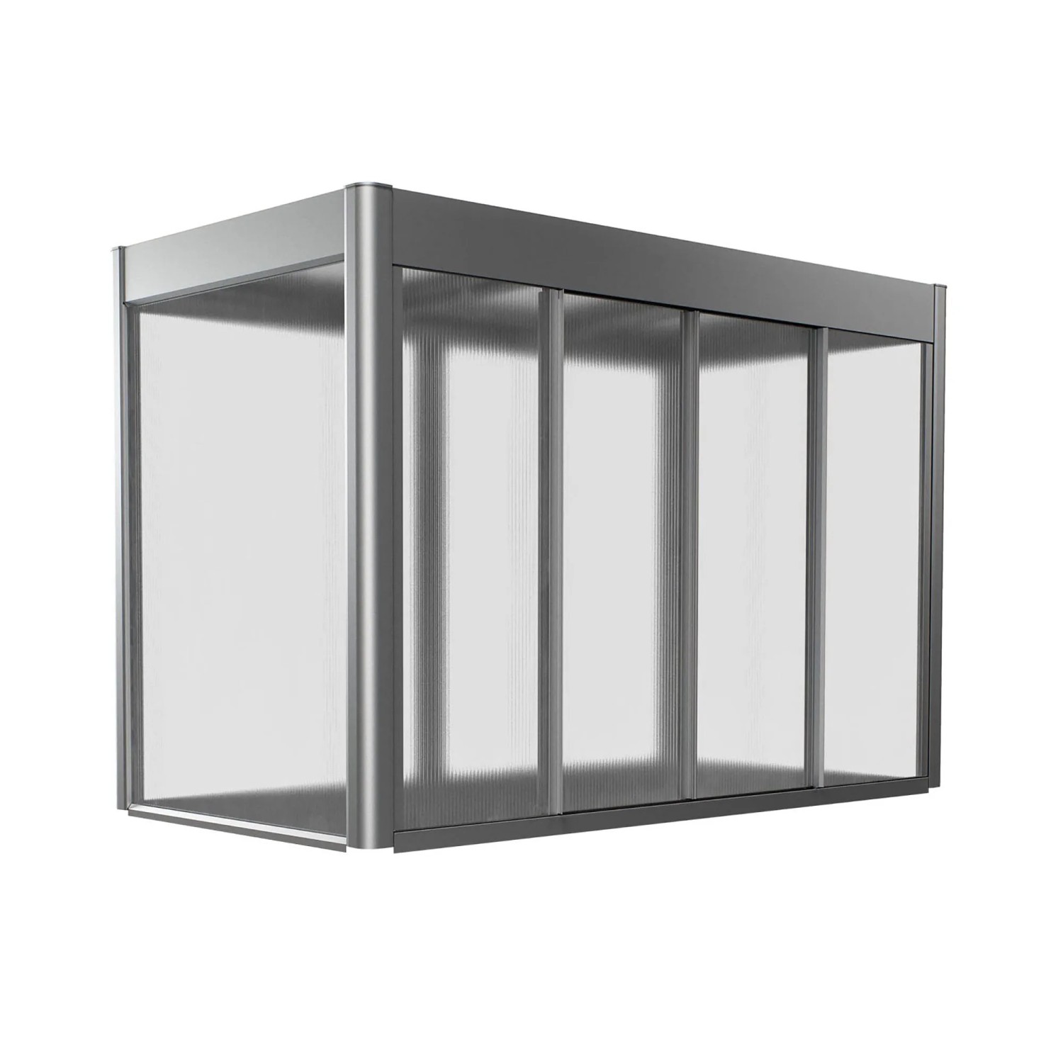 Biohort Skleník Florentina pro vyvýš.záhon 2 x 1 m křemenově šedé