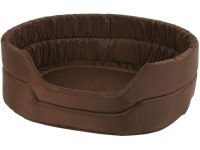 Olala Pets Pelíšek pro psy a kočky Agga LOW č. 4, hnědá, 61 x 51 x 16 cm