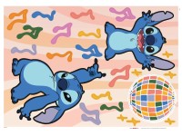 Komar Samolepka na zeď Stitch Music 50 x 70 cm, 23dílná