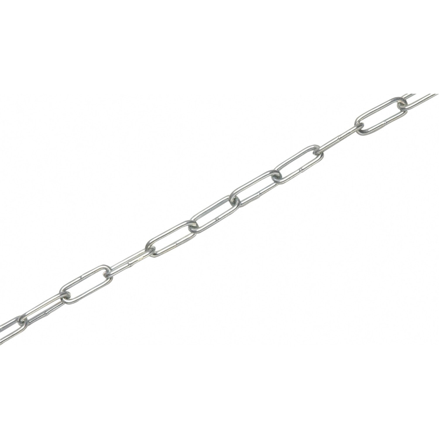 LUX-TOOLS Řetěz dlouhočlánkový kulatý galvanicky pozinkovaný pr. 4 mm - metráž
