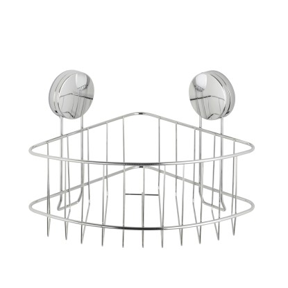 Wenko Rohová polička velká Osimo ocelová 26,5 cm x 18 cm x 19 cm chromová