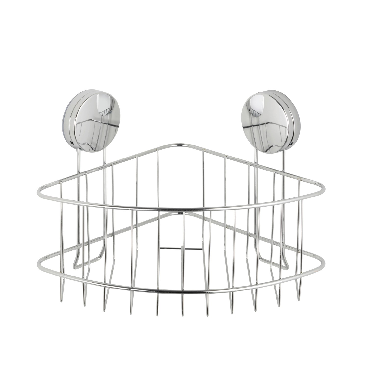 Wenko Rohová polička velká Osimo ocelová 26,5 cm x 18 cm x 19 cm chromová