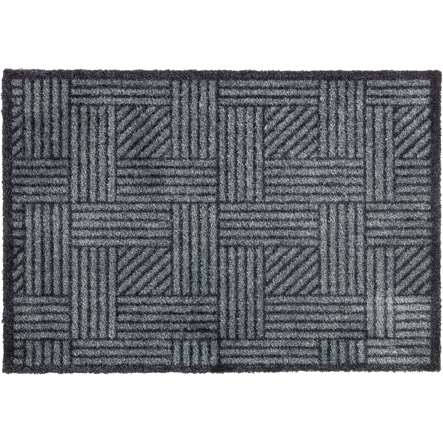 Schöner Wohnen Rohožka před dveře Manhattan, pruh.mříž šedá/ant.,67 x 100 cm