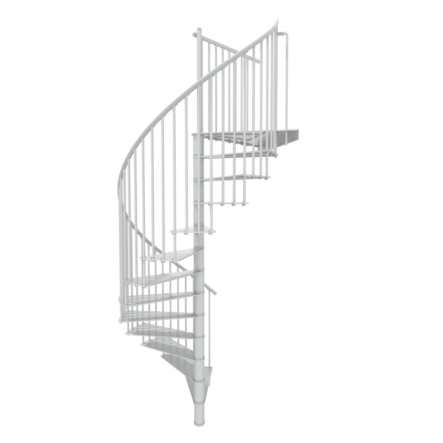 Minka STAIRS Kovové točité schodiště Portofino bílé pr. 120 cm