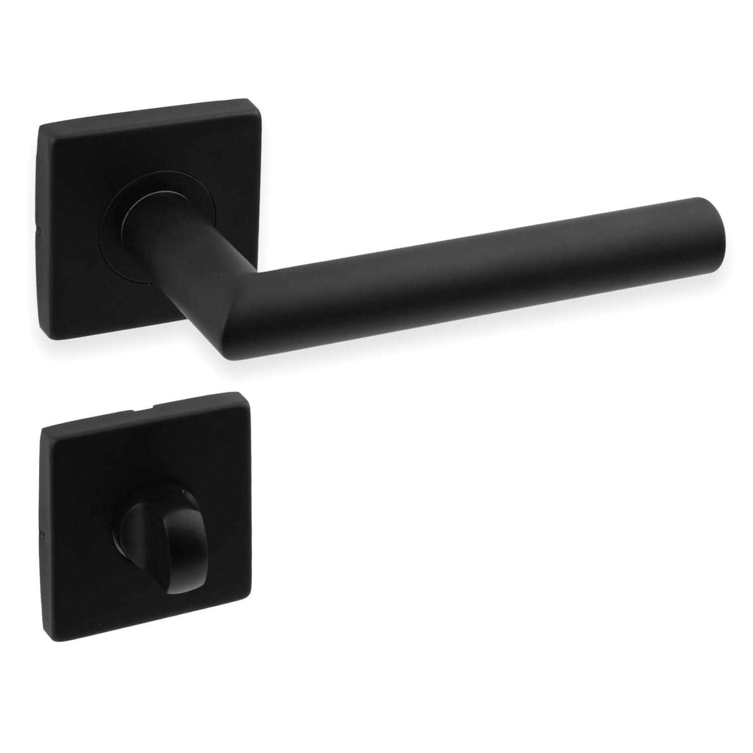 COBRA Rozetové dveřní kování VISION-S III WC černá