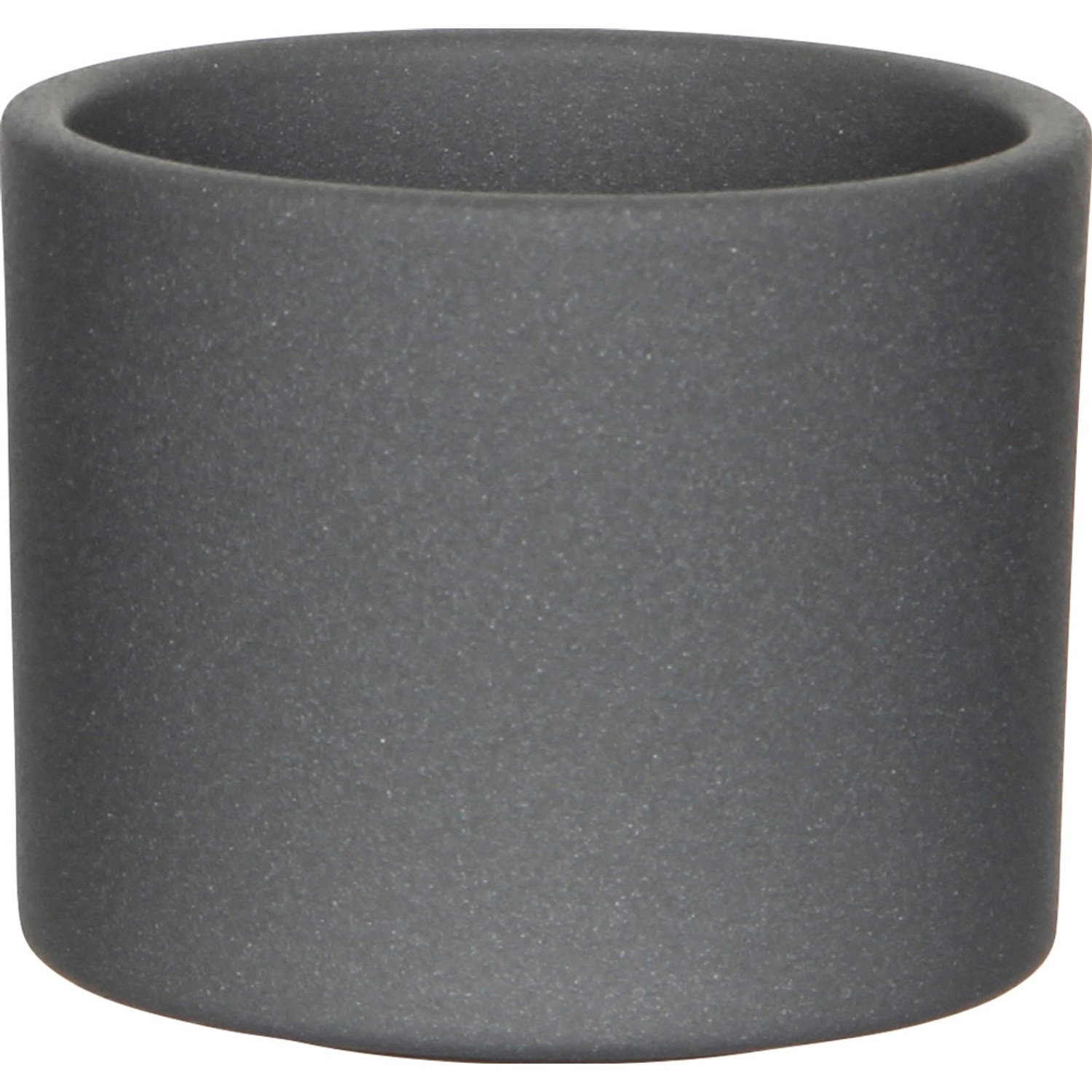 Mica Decorations Obal na květináč Era šedý matný, pr. 12 x 10 cm