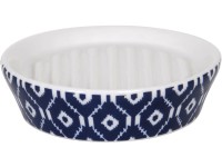 Mýdlenka Ikat keramická modrá/bílá