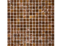 Euro Stone Skleněná mozaika Kupfer Hellbraun 32,7 x 32,7 cm