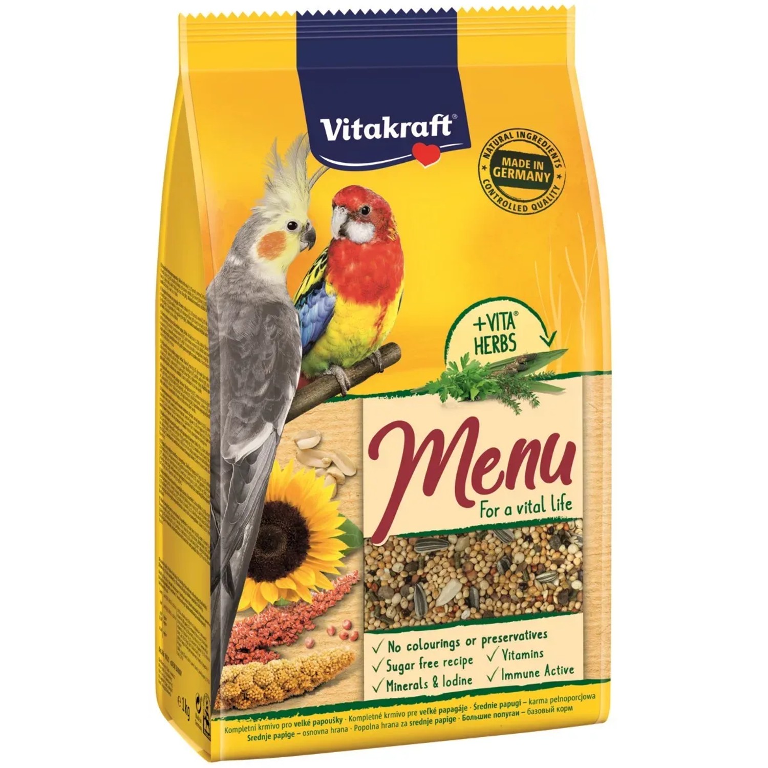 Menu VITAKRAFT Honey Gross Sittich 1 kg