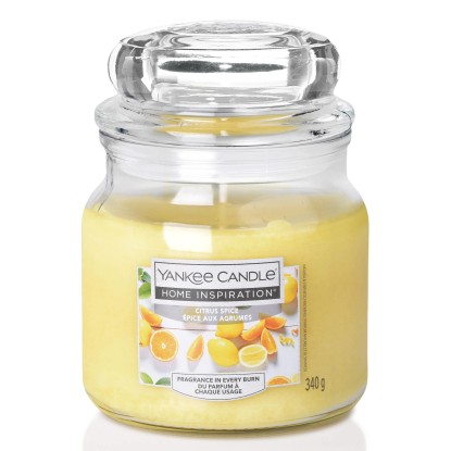 Yankee Candle Home Inspiration Svíčka ve skle střední Citrus Spice 340 g