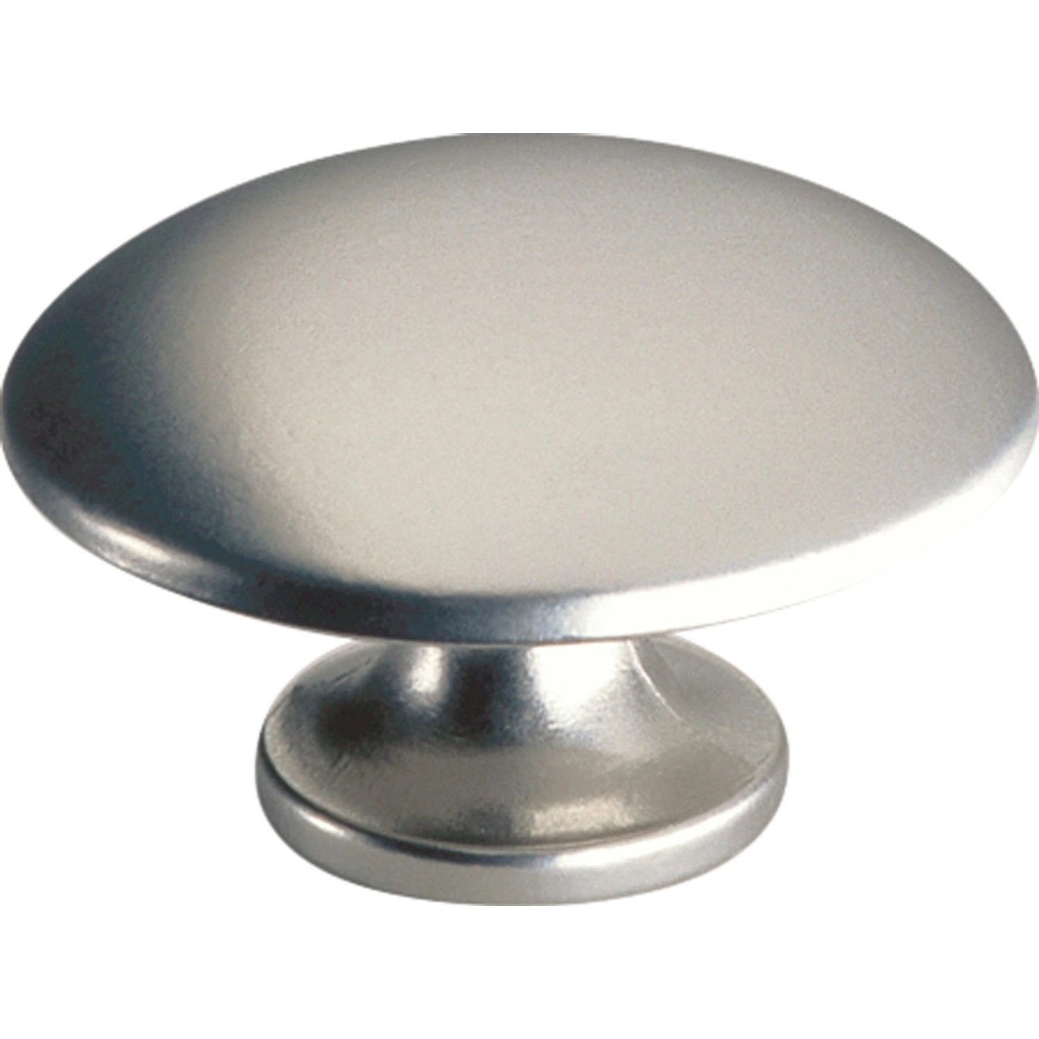 Knoflík 490 chrom matný 35 mm x 35 mm x 23 mm