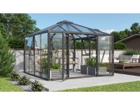 Vitavia Skleník Fortuna 10200 HKP 10/ESG 3, černá práš.lak, 322 x 317 cm, 10,2m2