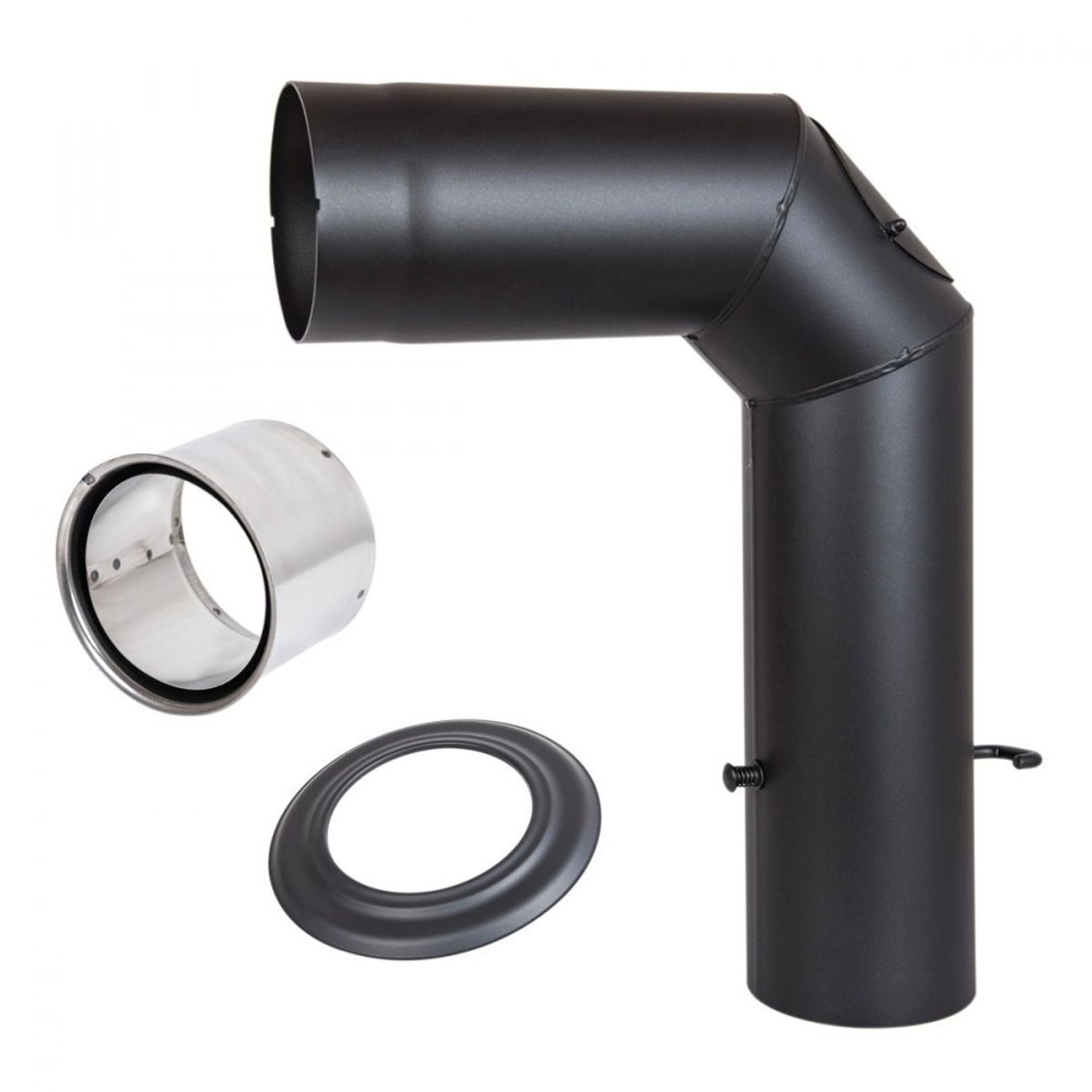 PARKANEX Set trubky s pevným kolenem (trubka, koleno, zděř, růžice), pr. 150 mm