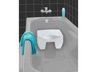 Wenko Stolička do vany Secura nosnost 150 kg plast 40 cm x 21 cm x 31 cm bílá