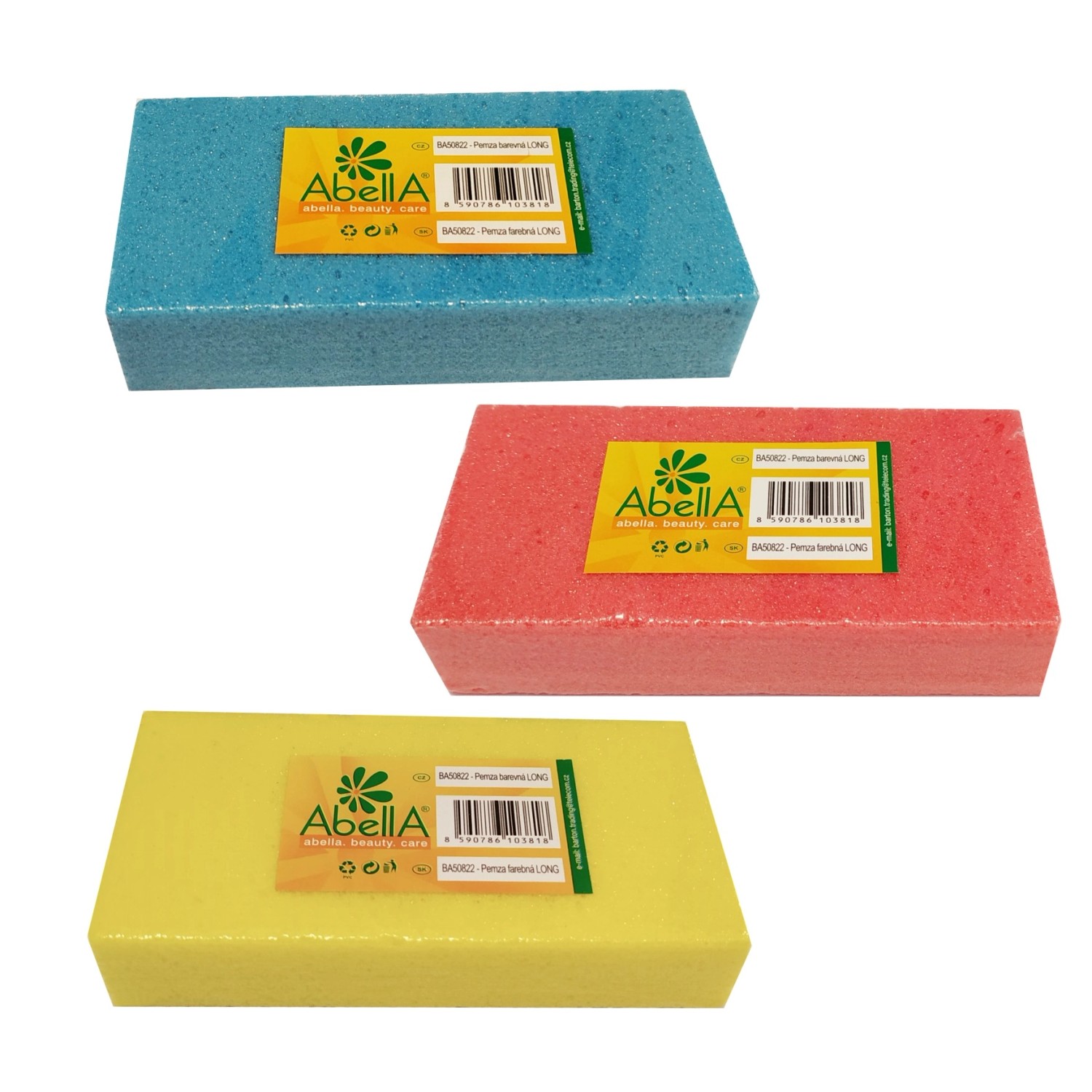 AbellA Pemza, různé barvy, 1 ks, 10 x 5 x 2,5 cm
