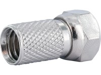 Schwaiger Šroubovací konektor F, pr. 8 mm, 4 ks