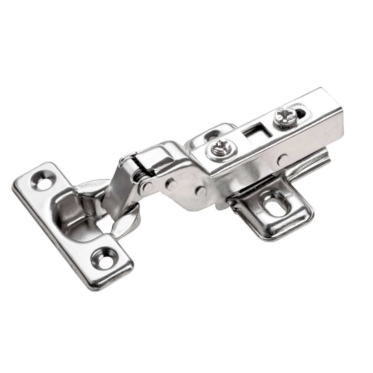 Hettich Dvojramenný nábytkový závěs, brzda, vsazený, poniklovaný, 26 mm