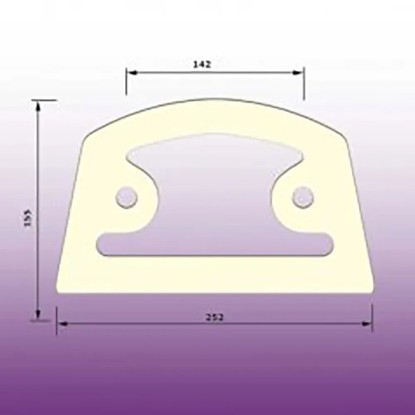 Těsnění WC kombi mezi nádrž a mísu typ I