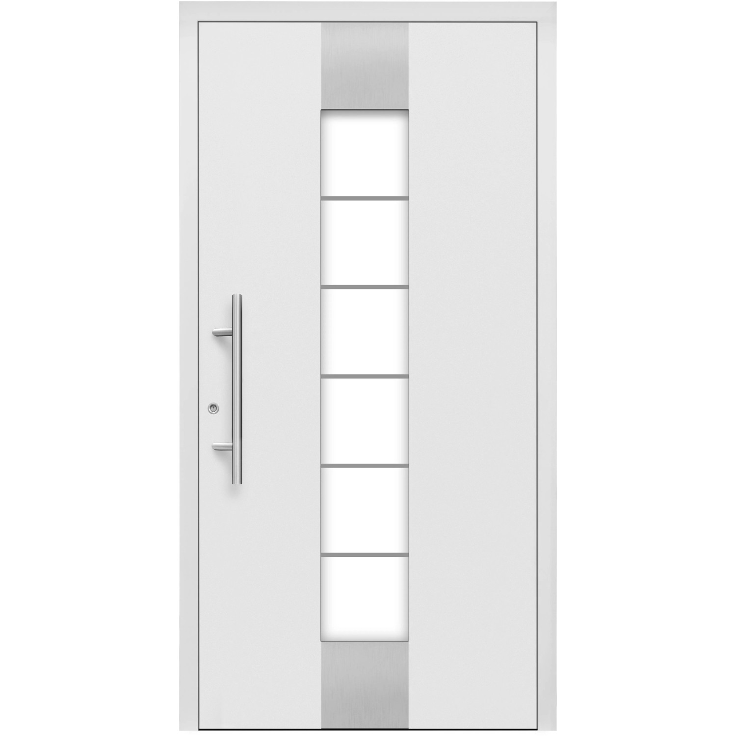 Splendoor Hliníkové vchodové dveře Moderno M310/B, bílé, 110 L