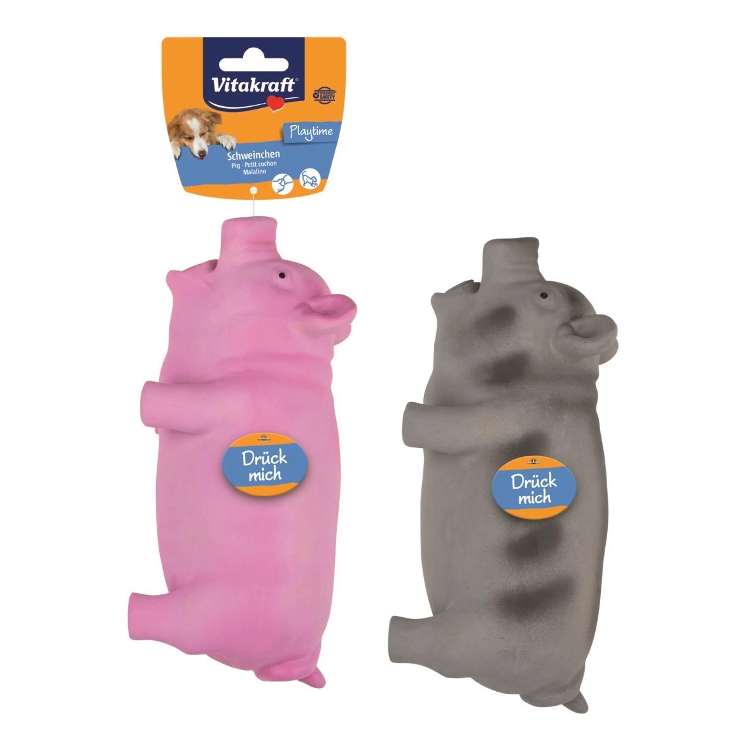 Vitakraft Hračka pro psy - prase s originálním zvukem, 23 cm