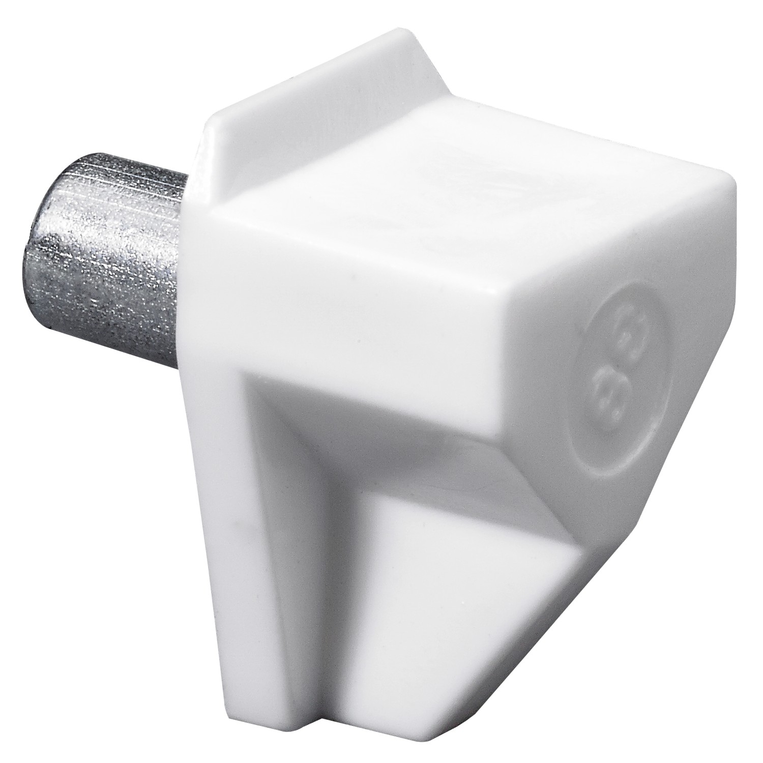 Hettich Policový nosník Safety, bílý, 20 ks, 5 mm