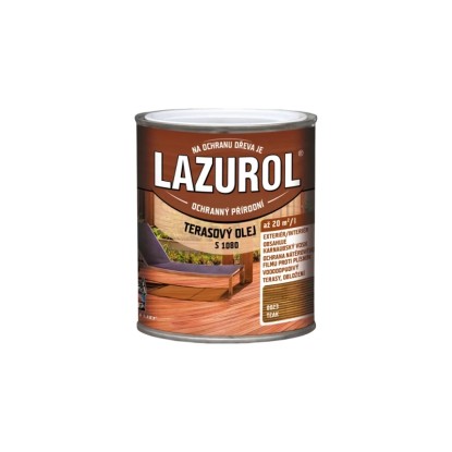 Lazurol Terasový olej S1080 teak 750 ml