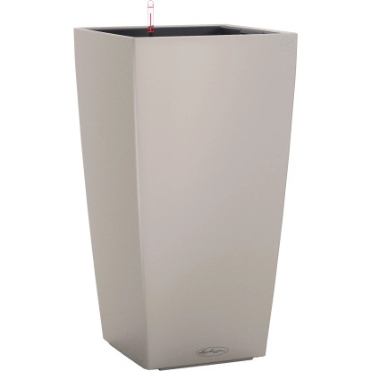 Lechuza Květináč Cubico Color 22 pískový, 410 x 220 x 220 mm