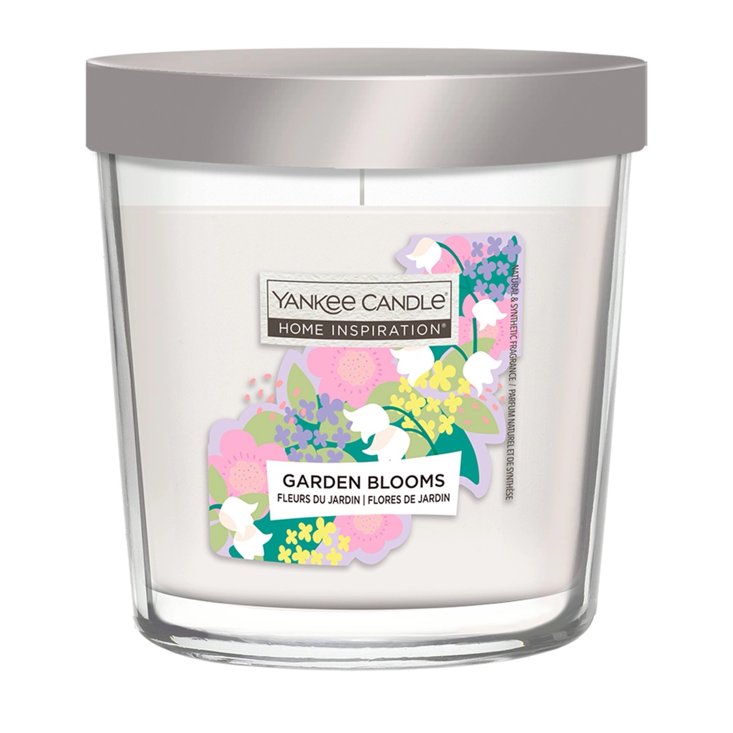 Yankee Candle Vonná svíčka ve skle Home Inspiration Garden Blooms, 200 g