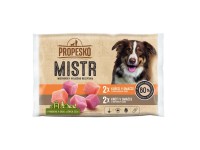 Propesko Mistr Filetky pro psy s kuřecím + krůtím v omáčce 4x 85 g