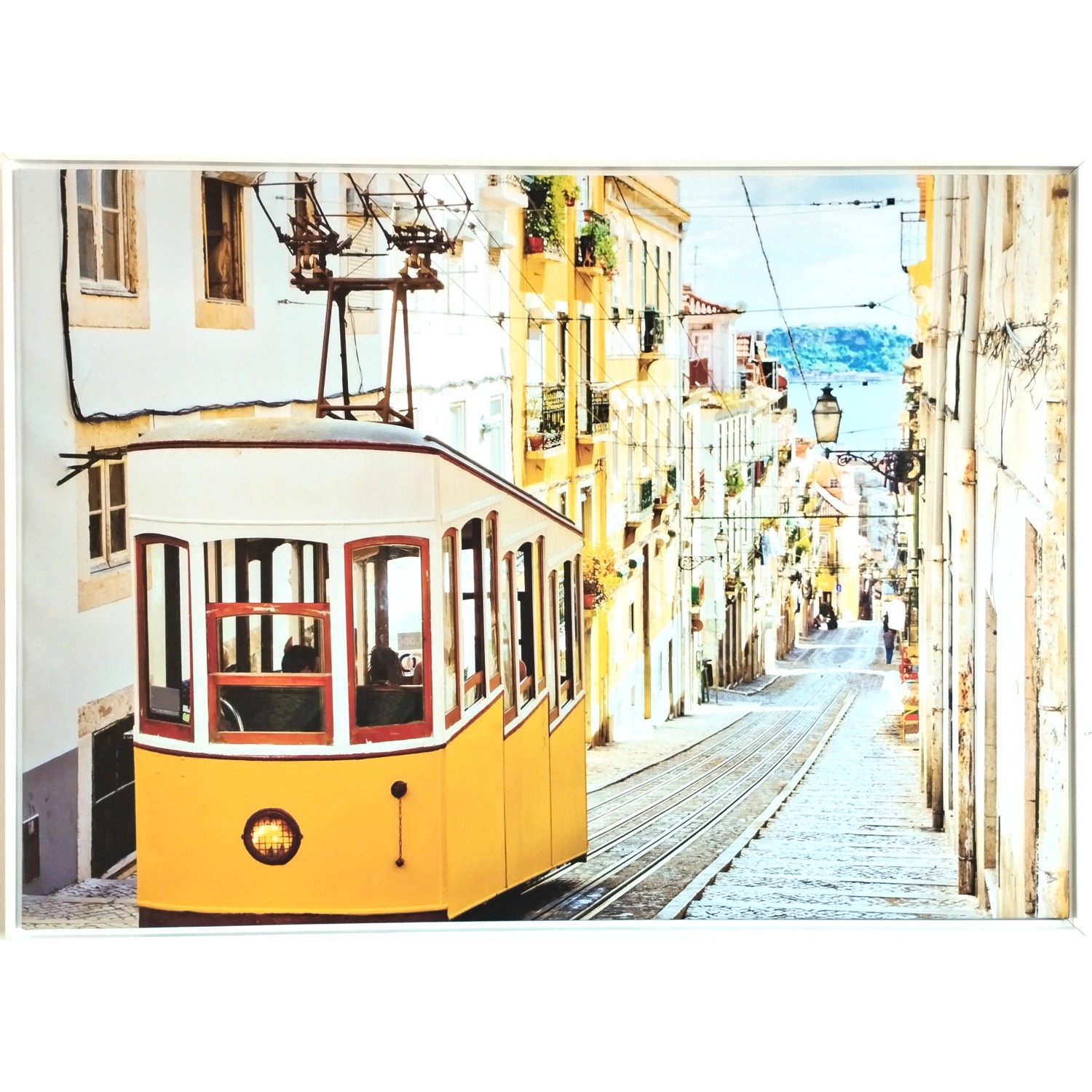 Bondecor Obraz, MDF rám, SHADOW Tramvaj 59 x 84 cm