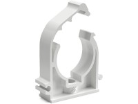 PVC jednoduchá příchytka na CU trubku, 28 mm