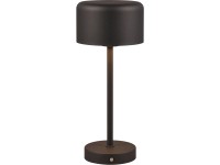 Reality LED stolní lampa JEFF černá matná 15 W 120 lm 3000 K pr. 12,6 x 30 cm