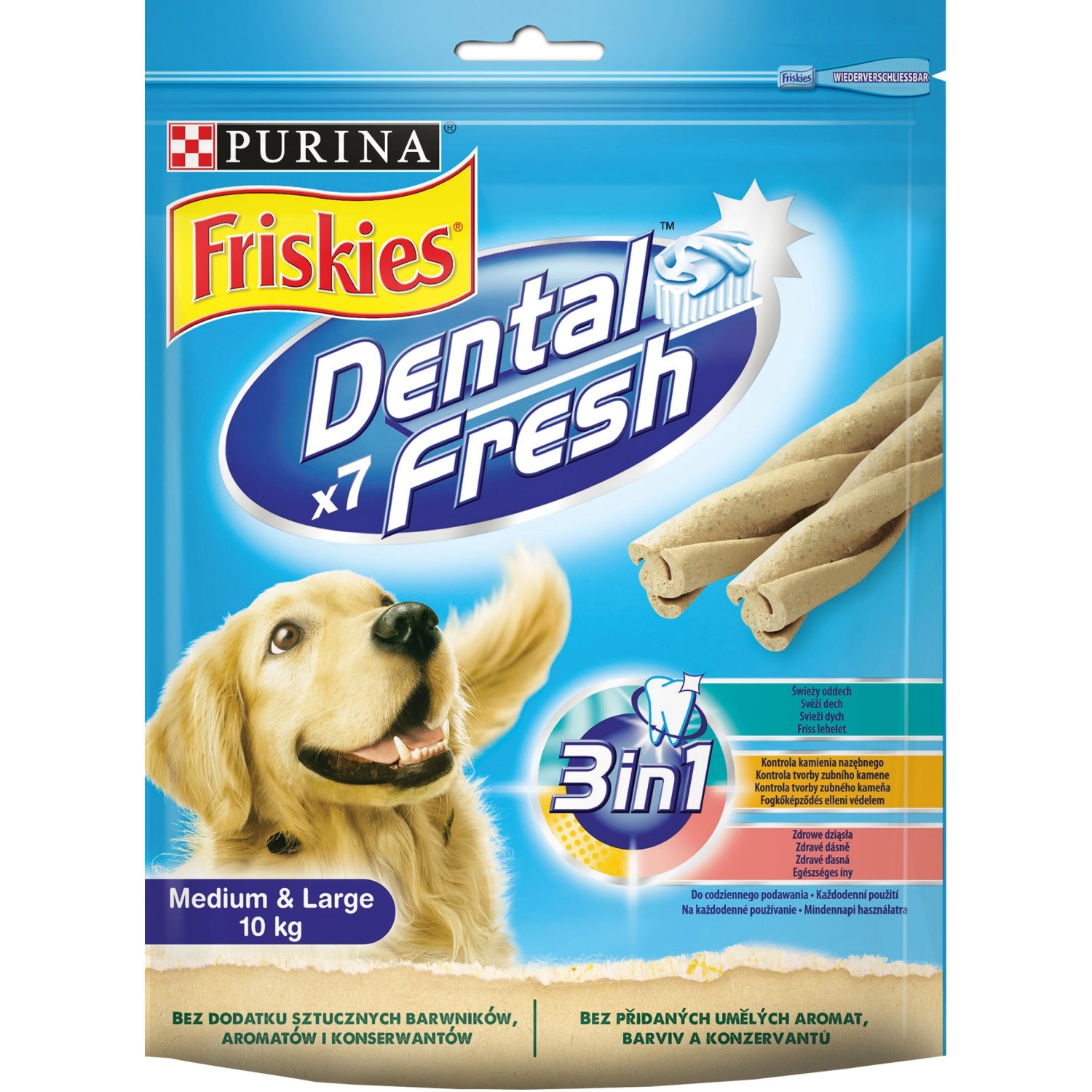 Friskies snack dog - DentalFresh 3 v 1 "M" 180g